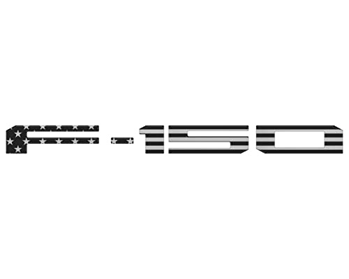 Image of F-150 Tailgate Emblem Letter Inserts - Compatible with 2021-2026 F-150