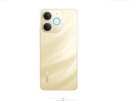 Image of realme P4 Lite Smartphone, 4GB RAM, 64GB Storage, Beach Gold | 6,300mAh massive battery , a highly durable , military-grade shock-resistant ArmorShell body