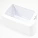 GE WR71X10649 Refrigerator Freezer Door Fixed Bin Genuine Original Equipment Manufacturer (OEM) Part