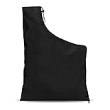 Dokpav Universal Leaf Blower Vacuum Bag, Waterproof Leaf Collection Bag, Replacement Zippered Bottom Dump Bag for Garden Lawn Yard