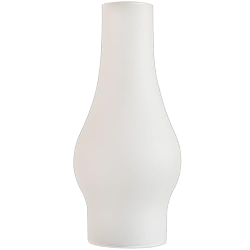 SYOENK 3 Inch by 8.5 Inch Frosted Oil Lamp Chimney