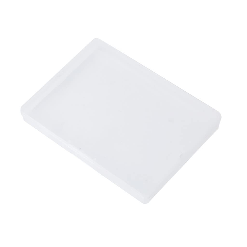 1PC Rectangle Transparent Plastic Storage Box for Storing 5 8x4 3x0 7inches