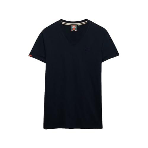 T shirt Superdry T shirt col V en coton biologique avec logo brodé EU - vue 5