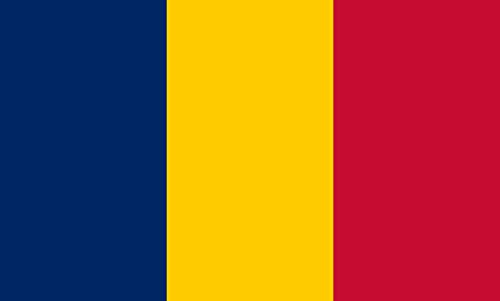 Drapeau Tchad 90x150cm pour célébrations et décoration