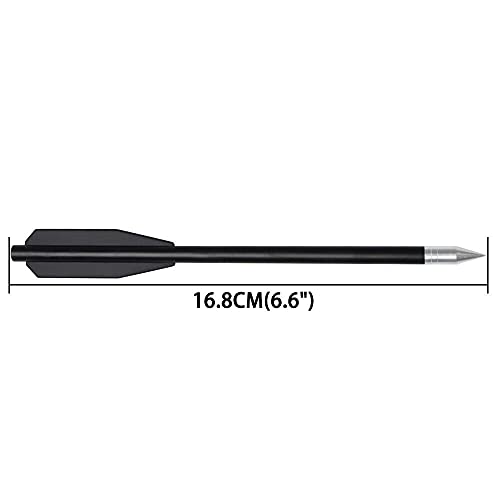 ELONG OUTDOOR 60 Stücke Armbrustbolzen Armbrust 50-80lb Mini Zielpfeile Bogenschießen Pistole Angeln Jagd 6,3\ Stahlspitzen Jagd Ziel Übung Plinking