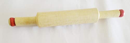 Image of made in india Belan Wooden Handmade Kitchen Item, 14 Inches, White hevy Weight Product