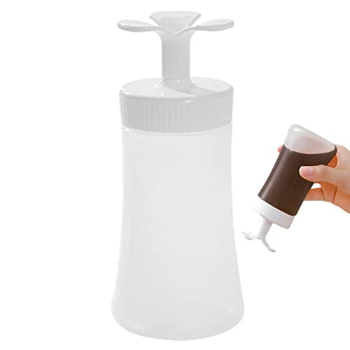 WEITING Botellas especias para ensalada | Utensilios cocina a prueba fugas con punta boquilla y tapa para salsa barbacoa, aceite, mostaza