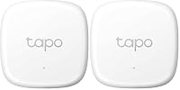 Tapo T310 Smart Temperatur & Luftfeuchtigkeitsmonitor, kostenlose Datenspeicherung,visuelle Grafiken,Flexible Installation,App-Benachrichtigungen, Hub H100 erforderlich (Packung mit 2) – Ansicht 1