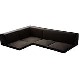 セルタン ローソファー 高反発 カバーが洗える 和楽のIMONIA 3点セット PVCブラウン 日本製 A573b-595BR