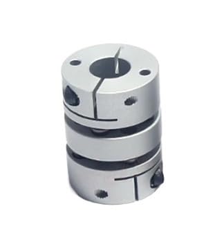 1pc D40L50 Alluminio Doppia Membrana Accoppiamento Albero Flessibile Accoppiatore Connettore Elastico Vite A Sfere Passo Servo Motore Encoder Cheerfully | 10x14
