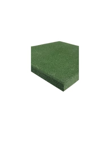 JARDIN202 - Loseta de Caucho 500 x 500 x 40mm | Verde
