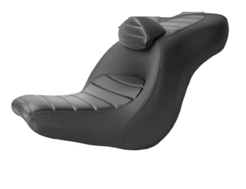 Selle passager et conducteur moto Softail pour voyager à deux sur les routes d'Europe