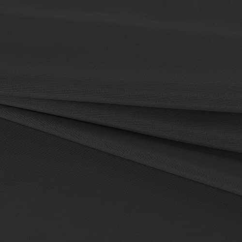 Fitable Rectangle 4 Feet Tablecloth 60X84 Inch Tablecloth Stain And Wrinkle Resistant Washable Polyester Table Cloth, Decorative Table Cover For Dining Table, Buffet Parties And Camping Black #TOP5