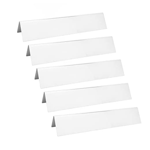 Barras Aromatizantes De 15,3 Polegadas Pilipane Para Weber 2241298 2241398 22141141 2271001 Churrasqueira A Gás Com Botão De Controle Frontal, 5 Peças De Peças De Reposição Para Churrasco à Prova De F