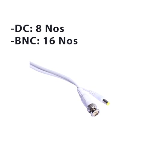 Image of HIKVISION 2MP 1080P 8 Channel DVR, 2MP 2 Dome & 6 Bullet Cameras [Night Vision + EXIR Technology + Motion Detection + HDTVI] + 1 TB HDD + 8CH SMPS + CCTV Cable + BNC /DC