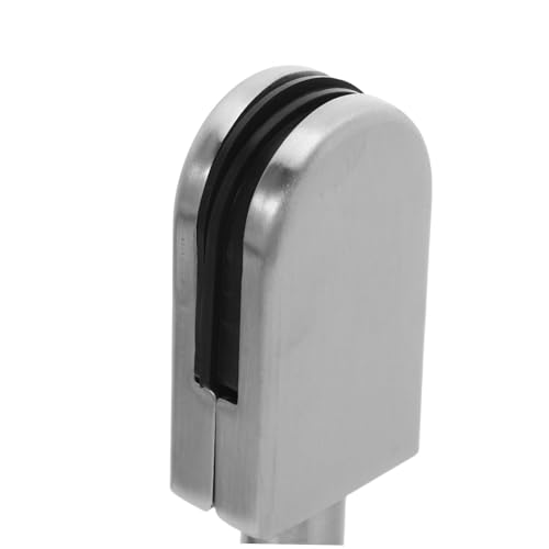 Abrazaderas de acero inoxidable para paneles de vidrio en escaleras 4