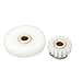 BELTXTROPHE 1pcs 1 Module 12 Teeth 15T 18 Teeth POM Spur Gear with Step 3mm Inner Hole Plastic Spur Gear Copper Sleeve Silent Gear Industry(12T)