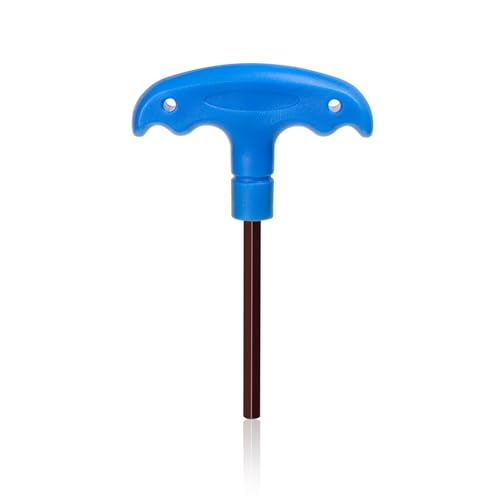 Hosifiy H2 T-Handle Allen Key, 2.0mm S2 Steel T-Wrench Hex Key Repair Tool, Blue