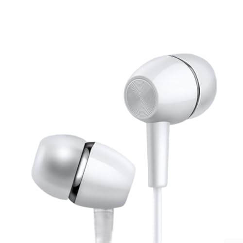 Auriculares ajustables con cable con micrófono de manos diseñados para ofrecer un audio claro y un ajuste cómodo para un uso prolongado