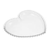 Entretien facile : le verre de ce plateau à bijoux facilite le nettoyage et préserve son éclat et son élégance au fil du temps. plateau à bijoux en forme de cœur