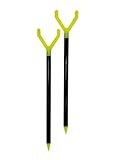 Fishin Stix 30' Extendable Trident Rod Holder 2 Pack, Yellow
