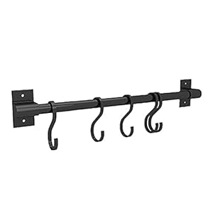 11.8Inch Keukengereedschap Rack, Rail Rack Organizer Wandmontage Hangervoor Hanging Messen, Lepel, Pot En Pan Op Keuken…