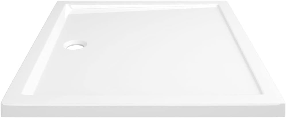 vidaXL Rectangular ABS Shower Base Tray in White