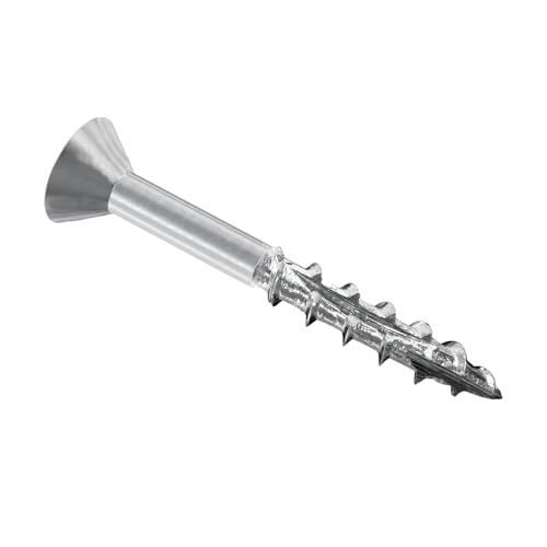 Brixwell SRW381804401 Dry Lube Screw, Flat Head Coarser & Cutter 44.5 mm Length 9 mm Thread Diameter Pack of 1000