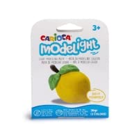 CARIOCA- Pasta MODELIGHT 30 GR Arcilla y plastilina, Color limón (184232)