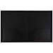 JAM Paper Heavy Duty Plastic Two Pocket Presentation Folder - Black - 108/pack