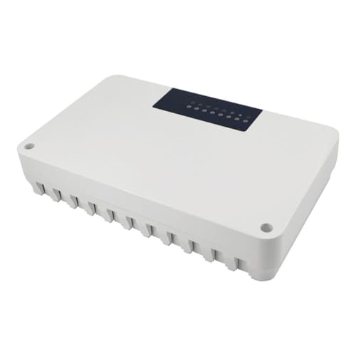 Flaroey 1 Stück 8-Zonen-Zentralheizungsregler Fußboden-Warmwassersystem Pumpenventil-Antrieb für Heizungssystem 8-Wege