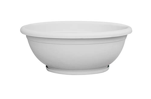 TABOR TOOLS Plastic Planter Bowl, Garden Bowl for Indoor and Outdoor Use, Round
