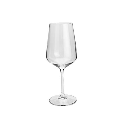 Cj 6 Taças P/vinho Tinto de Cristal Ecológico Strix 450ml Bohemia Transparente