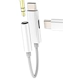 【Large compatibilité】Cet adaptateur prend en charge tous les appareils dotés de port USB-C, tels que pour iPhone 16 15 Pro Max, compatible avec Samsung Galaxy S23/S24, tablettes, et ordinateurs portables, idéal pour les systèmes audio de voiture, les casques et autres accessoires audio.