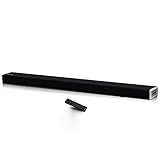 Wohome TV Soundbar with Built-in Subwoofers 38-Inch 120W Support HDMI-ARC, Bluetooth 5.0, AUX USB Inputs, 6 Drivers and LED Display, Surround Sound Bar Home Theater Speaker System for TV, Model S9930