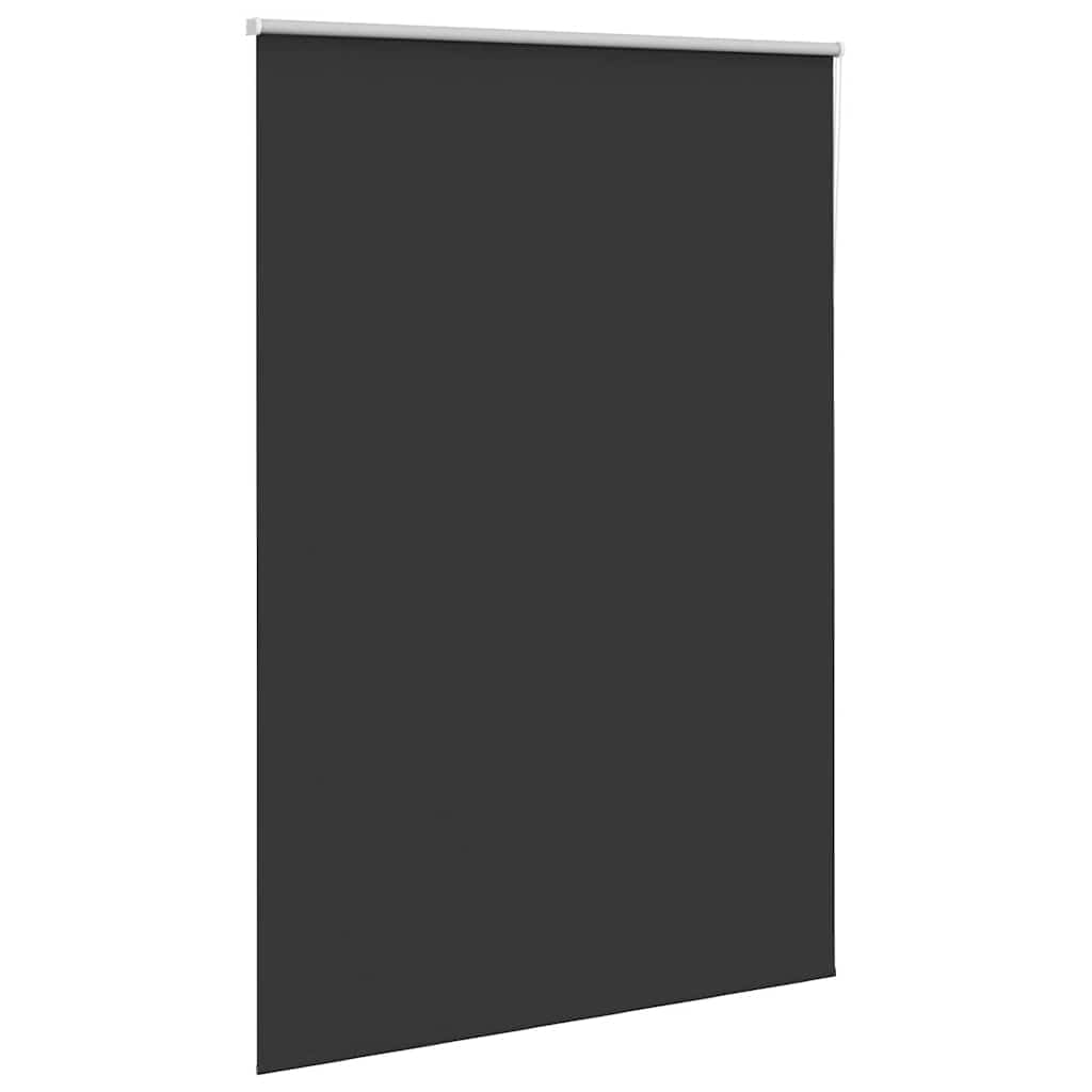 vidaXL Estor Enrollable Opaco Negro 150x210 cm Tela Ancho 146,6 cm