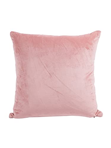 Image of eyda Hand Beaded Sequin Cushion Covers With Zipper,Pack Of 2,18X18 Inches,Soft Velvet Sleeping Pillow Covers,Decorative Throw Cushion Covers,Square Cushion Cover For Sofa,Bed,Couch,200 TC,Peach