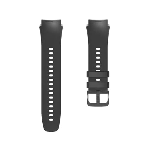 [MEVMEVGNLN] Fit For OPPO Watch X �X�}�[�g�E�H�b�`�p�V���R���X�g���b�v �ʋC���X�|�[�c�u���X���b�g For Correa ���X�g�o���h�p�����i(Black)