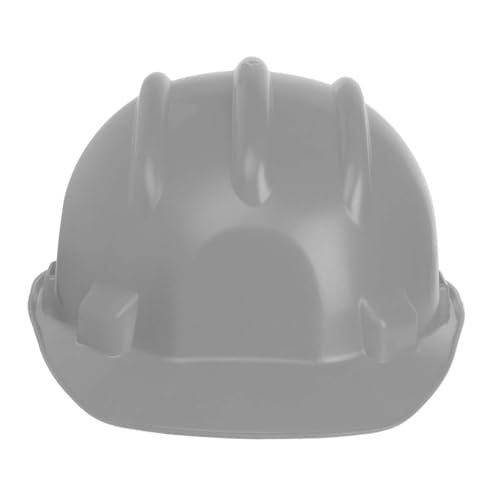 Image of KARAM PN521 Safety Helmet for Men Construction Helmet | Ratchet Type Adjustment with Adjustable Chin Strap | Work Helmet with Side Slot for Attachment | is:2925:1984 Certified | Grey | Pack of 5