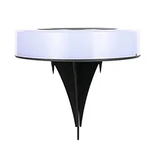 VIZCO Outdoor Lights for Yard Decorative Solar Lawn Light IP65 Waterproof Garden Landscape Deck Light 8 LED Solar Light for Path Stair Lighting Garden Lights