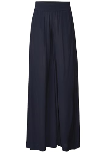 Pantalon bleu universel Cecil B379275 coupe fluide et tissu extensible XL
