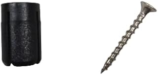 Round Baluster Connectors with Stainless Steel Screws 35 Pack for Use with 3/4 inch Round Balusters Deck Railing Stair Handrail Patio Staircase Fencing