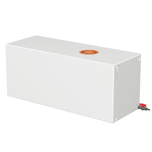 Image of TORVA 60 Gallon Fresh Water Tank, BPA Free Water Tank for Drinking, Cooking, Cleaning, Showering, Portable Water Storage for Campers, Trailers, Motorhomes, RVs (44.5'' x 18.9'' x 16.5'')