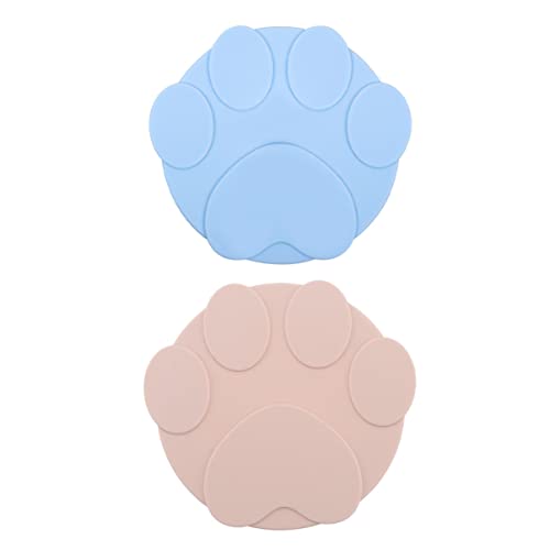 Totority 2pcs Silicone Pet Can Covers Food Sealing Lids for Canned Pet Food Fresh Keeping Compatible Cans Keeps Fresh and Prevents Spills
