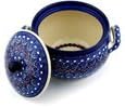 Polmedia Polish Pottery Tureen - Blue Horizons Pattern Handmade in Boleslawiec Poland by Ceramika Artystyczna + Certificate of Authenticity