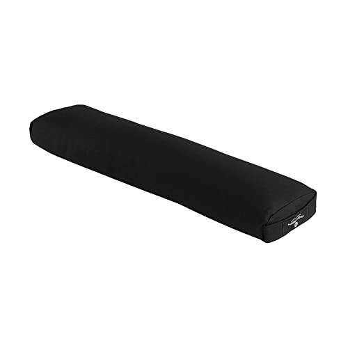 Image of Hugger Mugger Pranayama Yoga Bolster - Very Firm, use Under Length of Spine for Deeper Breathing or Under Ankles, Handmade in The USA