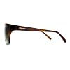 Salvatore Ferragamo Sunglasses Square Full Rim, Havana Frame and Green Brown Gradient Lens SF1018S214