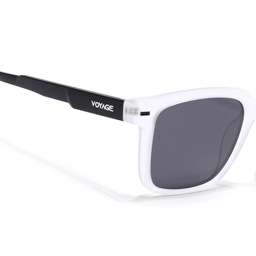 Image of Voyage Square UV Protected & Polarized Sunglasses for Men & Women