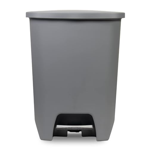 Caneca de basura rectangular gris 20 gal, pack de 2 miniatura 7