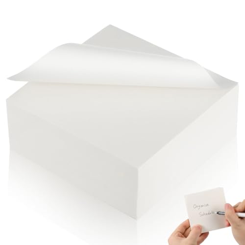 Blocs de notes vierges SEWACC : lot de 400 feuilles de papier lisse pour organisation